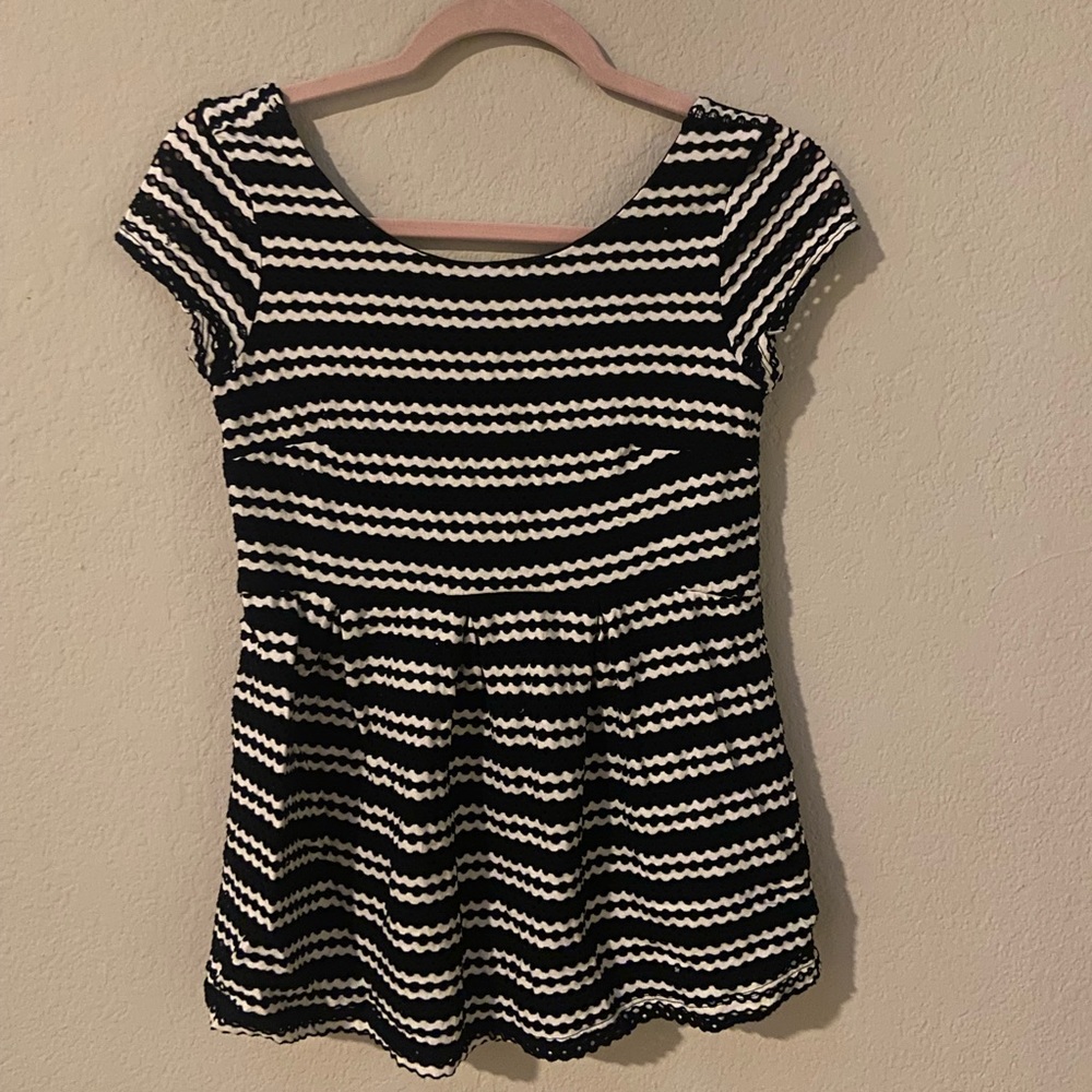 Black and White Blouse from Eighty Sixty